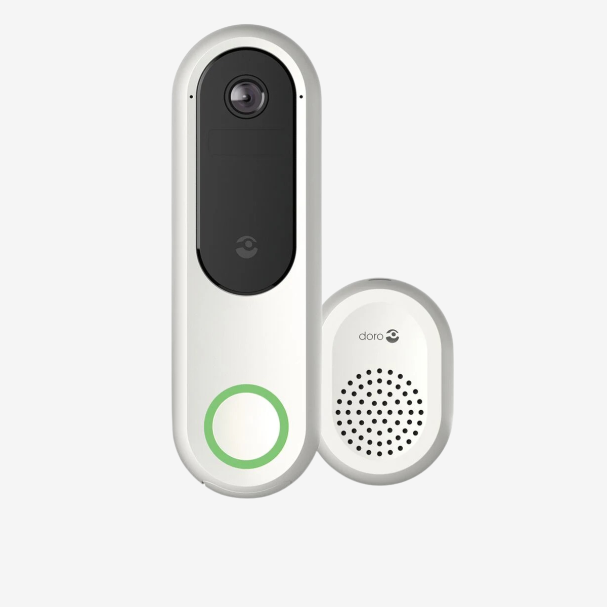 Doro video doorbell on a white background