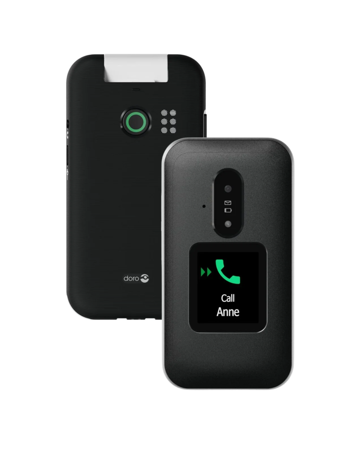 A black Diono wireless communication device shown from both front and back views against a plain white background.